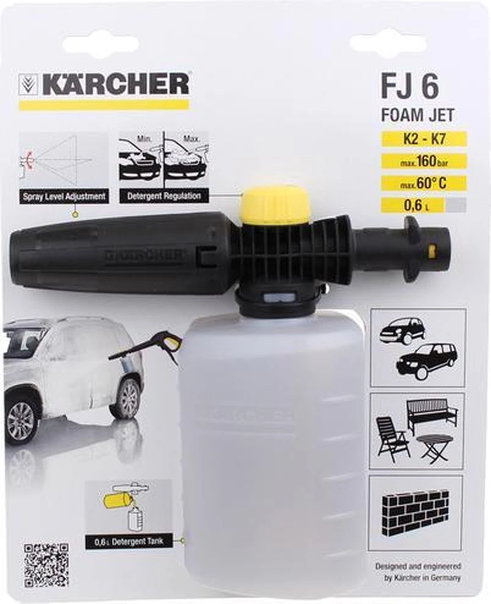 Kärcher FJ 6 Foam Jet - Regelbaar - 0,6 Liter - K2/K7 Series 10 Kärcher FJ 6 Foam Jet - Regelbaar - 0,6 Liter - K2/K7 Series - Afbeelding 8