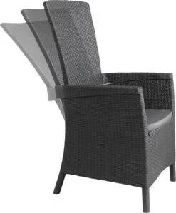 Allibert Vermont Verstelbare Tuinstoel - 64x68x107cm - Grafiet -Tuin- En Buitenwinkels 992x1200 2