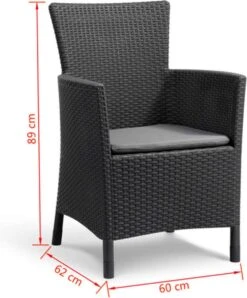 Allibert Iowa Tuinstoel - 60x62x89cm – Grafiet 27 Allibert Iowa Tuinstoel - 60x62x89cm – Grafiet -Tuin- En Buitenwinkels 996x1200